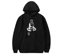 RYSXJLX Chica en rojo Merch If You Could Make It Go Quiet Print Hoodie Unisex Casual Moda Retro Clásica Sudadera Streetwear, Negro, M