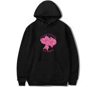 RYSXJLX Eladio Carrion Sol Maria Sudadera con capucha Mujeres Hombres Sudaderas Casual Moda Retro Clásica Manga Larga Rapper Merch, Negro, L