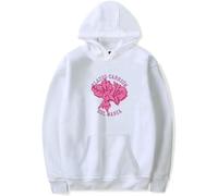 RYSXJLX Eladio Carrion Sol Maria Sudadera con capucha Mujeres Hombres Sudaderas Casual Moda Retro Clásica Manga Larga Rapper Merch, blanco, S