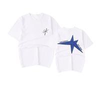 RYSXJLX Gracie Abrams Good Riddance Camiseta The Secret of Us Tour Merch para mujeres y hombres, camiseta informal de manga corta, blanco, S