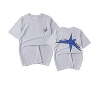 RYSXJLX Gracie Abrams Good Riddance Camiseta The Secret of Us Tour Merch para mujeres y hombres, camiseta informal de manga corta, gris, XXS