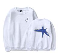 RYSXJLX Gracie Abrams Good Riddance Sudadera de manga larga con cuello redondo The Secret of Us Tour Merch unisex retro clásica, blanco, S