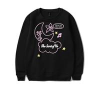 RYSXJLX Gracie Abrams The Secret of Us Star and Moon Sudadera 2025 de manga larga para mujer y hombre, Negro, S