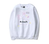 RYSXJLX Gracie Abrams The Secret of Us Star and Moon Sudadera 2025 de manga larga para mujer y hombre, blanco, S