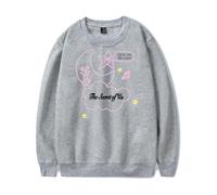RYSXJLX Gracie Abrams The Secret of Us Star and Moon Sudadera 2025 de manga larga para mujer y hombre, gris, S
