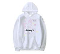 RYSXJLX Gracie Abrams The Secret of Us Star and Moon Sudadera con capucha para mujer y hombre, manga larga, blanco, S