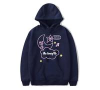 RYSXJLX Gracie Abrams The Secret of Us Star and Moon Sudadera con capucha para mujer y hombre, manga larga, azul marino, S