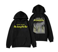 RYSXJLX Gracie Abrams The Secret of Us Tour 2024 - Sudadera con capucha unisex retro de manga larga clásica, Negro, L