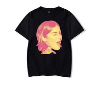 RYSXJLX Gracie Abrams Winking Camiseta The Secret of Us Tour Merch para mujeres y hombres, camiseta informal de manga corta, Negro, L