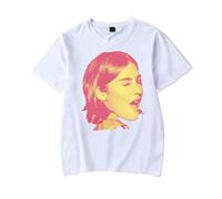 RYSXJLX Gracie Abrams Winking Camiseta The Secret of Us Tour Merch para mujeres y hombres, camiseta informal de manga corta, blanco, M