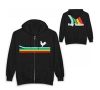 RYSXJLX Hot Game ARC Raiders Hey Raider - Sudadera unisex con cremallera completa, informal, para la calle, batalla, supervivencia, para fanáticos de los juegos, Negro, XXL