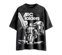 RYSXJLX Hot Game ARC Raiders Retro Inkjet - Camiseta unisex de algodón de manga corta, casual, para la calle, batalla, supervivencia, juegos, regalo para fanáticos, A03., 3XL