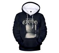 RYSXJLX Peso Pluma Exodo Tour 2024 Sudadera con capucha Unisex Casual Moda Retro Clásica Sudadera de Manga Larga, Black2, XXX-Large