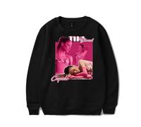 RYSXJLX TINI Stoessel Cupido - Sudadera de manga larga unisex con cuello redondo, diseño retro clásico, Negro, L