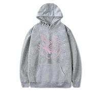 RYSXJLX Tini Stoessel Tu Eres Mi Fantasy Tour Sudadera con capucha Unisex Casual Moda Retro Clásica Manga Larga, gris, L