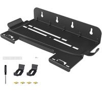 Rysydant PS5 Pro - Juego de estantes para consola de pared con soporte desmontable para controlador y colgador de auriculares, fácil de instalar con accesorios, organizador que ahorra espacio (248 x