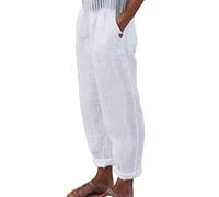 RYTEJFES Cargo Pants Mujer Largos Color Sólido 2023 Pantalon Lino Yoga Moda Verano Pantalon Ancho Primavera Comodos Pantalon Vestir Elegante Pantalones Pantalon Palazzo Tallas Grandes