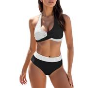 RYTEJFES Conjuntos de Bikinis para Mujer 2024 Sexy Verano Conjunto Traje de Baño Push Up Bohemio Bañadores Reductores Ajustable Dos Piezas Ropa Baño Playa Bra Vikinis Bikini X79