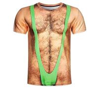 RYTEJFES Unisex Camisetas 3D Patrón Impreso Camiseta FEA Casual Camisetas de Manga Corta Talla Grande Camiseta Musculosa Divertida