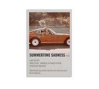 RYTRHNCV Póster de la cantante vintage de Lana Del Rey, lienzo estético para pared, decoración del hogar, dormitorio, sala de estar, 30 x 45 cm, estilo sin marco