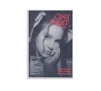 RYTRHNCV Póster de la cantante vintage de Lana Del Rey, lienzo estético para pared, decoración del hogar, dormitorio, sala de estar, 30 x 45 cm, estilo sin marco