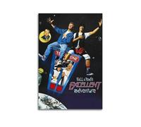 RYTWQRWE Bill & Ted's - Póster estético de aventura para pared, lienzo vintage, pintura decorativa para sala de estar, dormitorio, 60 x 90 cm, estilo sin marco
