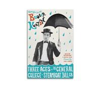 RYTWQRWE Buster Keaton - Póster estético de pared para decoración de pared, lienzo vintage, póster decorativo para sala de estar, dormitorio, 40 x 60 cm, estilo sin marco