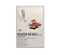 RYTWQRWE Póster estético de Don Toliver Heaven or Hell para decoración de pared, lienzo vintage, pintura decorativa para sala de estar, dormitorio, 40 x 60 cm, estilo sin marco