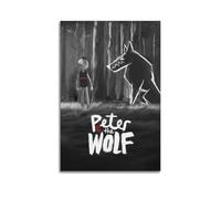 RYTWQRWE Póster estético de Peter & The Wolf para decoración de pared, lienzo vintage, pintura decorativa para sala de estar, dormitorio, 40 x 60 cm, estilo sin marco