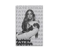 RYTWQRWE Tate McRae - Pósteres estéticos para decoración de pared, lienzo vintage, póster decorativo para sala de estar, dormitorio, 30 x 45 cm, estilo sin marco