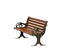 RYUQW3RE Bancos para terraza Banco de Aluminio con Respaldo for Parques: Asientos for Exteriores, Jardines y Patios.(120cm)