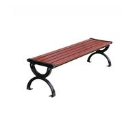 RYUQW3RE Bancos para terraza Banco de Aluminio for Exteriores, sin Respaldo, for Varias Personas, for Parque, 1,5/1,8 m(L)