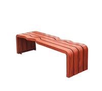 RYUQW3RE Bancos para terraza Banco de jardín de Acero Inoxidable - Silla de Parque for Patio al Aire Libre(180cm)