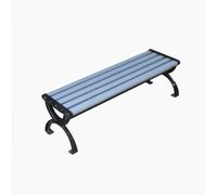 RYUQW3RE Bancos para terraza Bancos de Parque de Hierro y Madera for Exteriores, Patios y plazas.