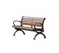 RYUQW3RE Bancos para terraza Silla de Parque de aleación de Aluminio, Banco for Exteriores, reclinable, multimodelo Opcional(120cm)