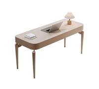 RYUQW3RE Escritorio de computadora Escritorio de Madera for computadora portátil con cajones, Mesa Minimalista Moderna for Estudio, Oficina en casa y Almacenamiento, Color Blanco Crema(160cm)