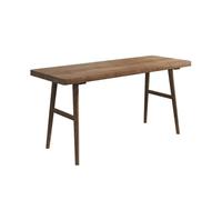 RYUQW3RE Escritorio de computadora Escritorio de Madera Sencillo for Oficina en casa, Resistente y Moderno, for Ordenador portátil, Color Nogal.(100cm)