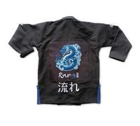 RYUROLL Kimono de edición limitada para Jiu-Jitsu brasileño (BJJ), Negro, A3
