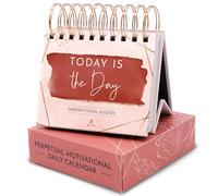 RYVE Calendario de escritorio motivacional, citas inspiradoras para escritorio, decoración de escritorio para mujeres, decoración de oficina para mujer, accesorios de escritorio para mujeres, regalos