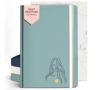 RYVE Diario diario de gratitud para mujeres, diario guiado de positividad y bienestar de 6 meses con indicaciones, afirmaciones, atención plena, para autorreflexión y manifestación