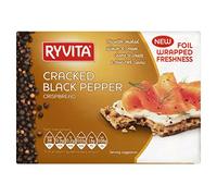 Ryvita Cracked Negro Pimienta crujiente pan 200g