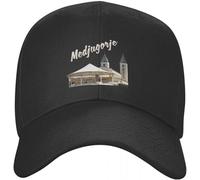 RYVOWETP Gorra de béisbol Snapback Gorra para el Sol Altar Exterior de Medjugorje e Iglesia de Santiago Gorra de béisbol Gorra de Camionero Gorra de Golf Gorras de Lujo para Mujer Regalo para Hombre