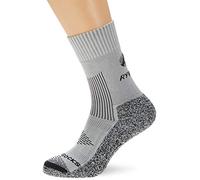 Rywan Bi Climasocks Borde onnée zweilagige Senderismo Calcetines, Todo el año, Unisex Adulto, Color Gris Plateado, tamaño 41-43