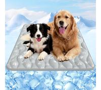 Rywell Alfombrilla de refrigeración súper absorbente para perros de 59 x 40 pulgadas, Arc-Chill 3.0 y tapete de refrigeración para perros que cambia de color, se mantiene fresco y seco, lavable