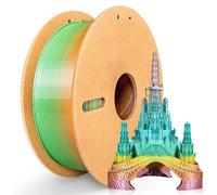 Ryzno Filamento PLA Premium Specialty de 1,75 mm, 500 g/1 kg, brillante metálico, degradado rápido y acabado mate, alto flujo para modelos detallados, se adapta a la mayoría de impresoras 3D FDM (500