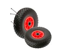 Rz Tools | Rueda 3.00-4 260x75 | Carro De Almacén Con Rodamiento Impinchable | Diseñado Para Almacén, Repartidor, Jardín, Industrias Y Mas | De Banda De Rodadura Para Todo Terreno |Resistente | 25cm