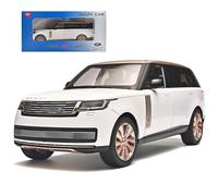 RZAPE - Juguetes de coche para niños de 1/18 a troquel compatibles con Land Rover Range Rover, colección de kits de coche, todoterreno de metal todoterreno con luz y sonido, coches para niños de 3 a 5