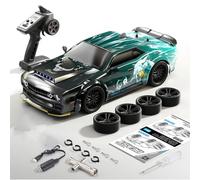RZARDFLAMR SG216 - Coche de deriva RC 4WD a escala 1/16, vehículo de control proporcional completo de alta velocidad de 40 km/h, modos de juego de neumáticos duales de deriva y carrera, sistema de luz
