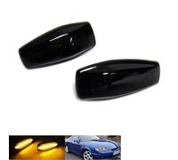 RZG 2 intermitentes laterales negros LED intermitentes para Coupe Getz i10 Matrix Terracan Tucson XG Picanto Rio Sportage