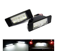 RZG 2 luces LED para matrícula, Canbus, color blanco, para Juke F15, Navara, D23, Note X-Trail T31, Q50, Qashqai J10
